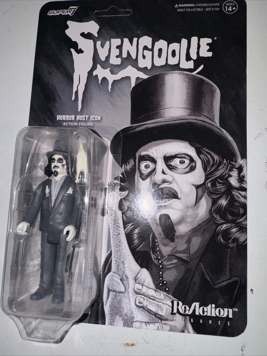 Super7 ReAction SVENGOOLIE Figure 3.75 Horror Host Icon MeTV