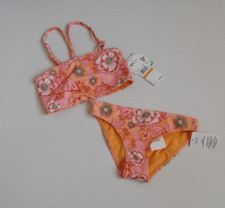 NWT 2pc Roxy Wild Flower Swimsuit sz 7