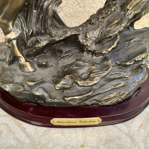 Bronze Wild Stallion Horse By Fairestware Collection Sculpture Statue Figurine - Picture 2 of 7