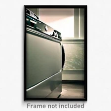 Pixel Art Poster - Attractive Washing Machine (8 Bit Video Game Print)