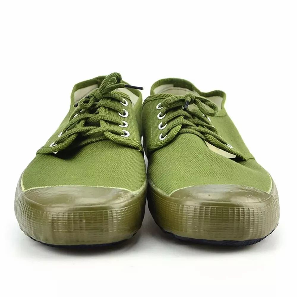 Surplus Chinese Army Pla Tactical Training Shoes Liberation Shoes Boots  Green