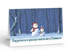 Snowman & Forest Winter Christmas |  Christmas Cards |18 Cards & Envelopes-20106