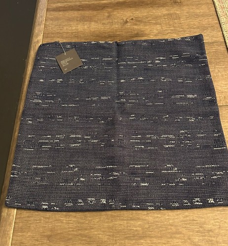 RH Perennials Restoration Hardware Outdoor Pillow Cover Tanza $200 Navy NWT - 第 1/2 張圖片