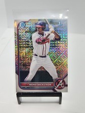 2022 Bowman Chrome Mahki Backstrom 1st Bowman Mojo Refractor Braves #BCP-121