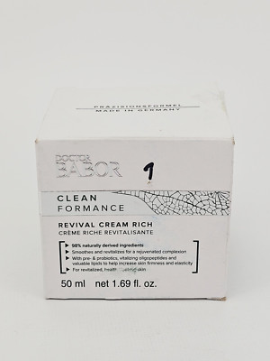 Doctor Babor Cleanformance Revival Cream Rich Facial Face Moisturizer 1.69 oz