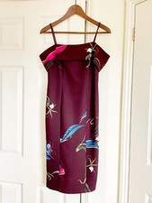 Next Burgundy Evening Dress - Size 8 - Brand New - With Tag