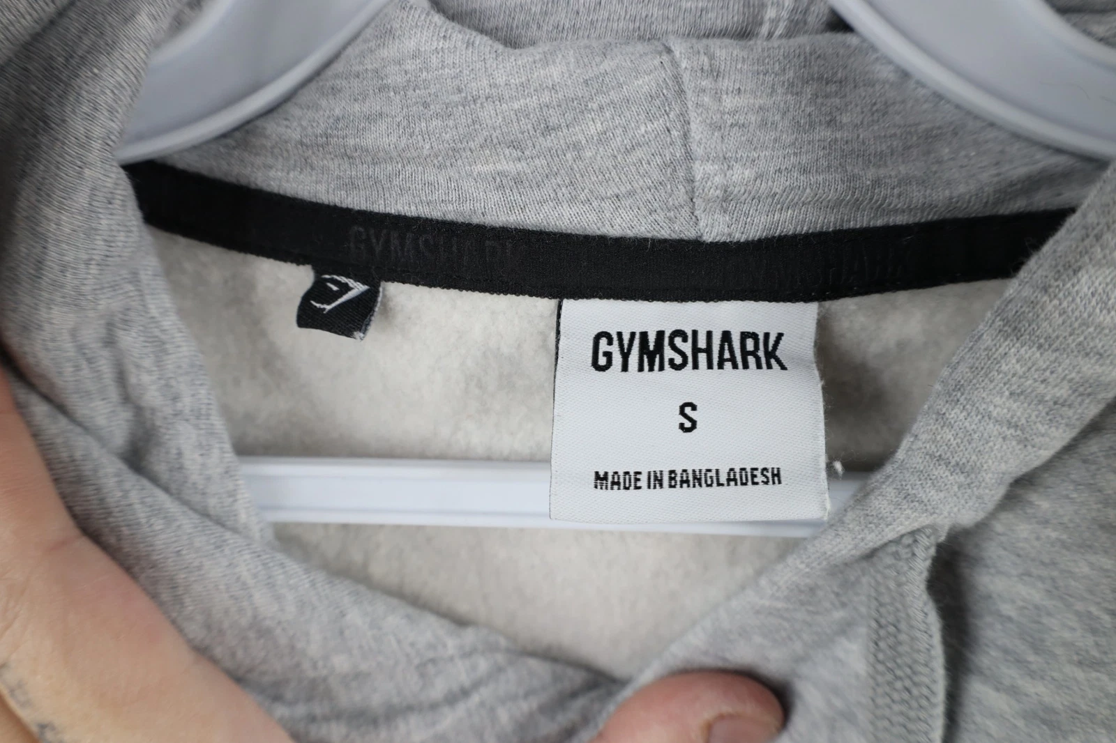 gymshark classic logo gym training weightlifting hoodie