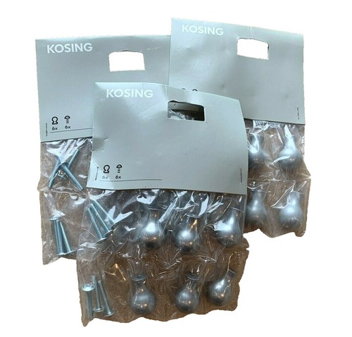 Set Of 2 IKEA UTRUSTA Push Opener Catcher For Cabinet Door Sliver
