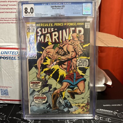 Sub-Mariner #29 VS Hercules 1970 Marvel Comics
