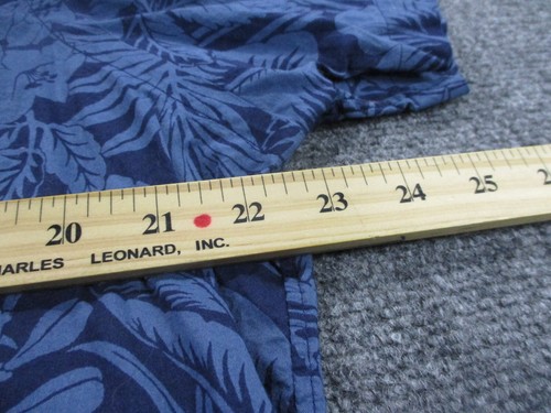 Ralph Lauren Shirt Men XL Blue Floral Classic Fit Hawaiian Vacation Preppy Adult - Picture 5 of 9