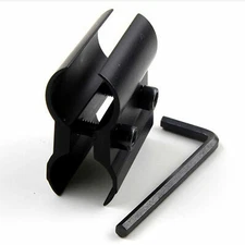 Pistol Shotgun Rifle Barrel Mount Flashlight Scope Laser Tube Clamp Gun Adapter