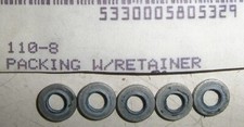 Pack of 5 Parker-Hannifin 110-8 Packing With Retainer 5330-00-580-5329 158514...