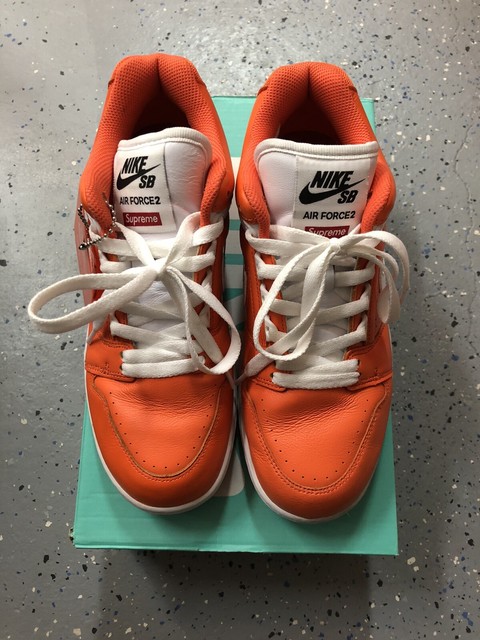 air force 2 supreme orange