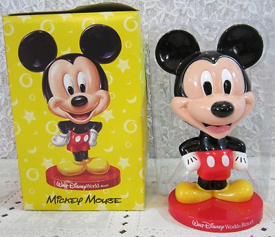 Mickey Mouse Jiggle Bobble Head Figure Walt Disney World Resort