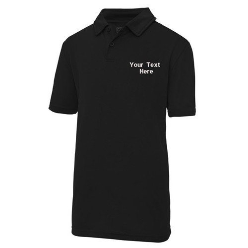 Personalised Custom Embroidered Just Cool Awdis Kids Cool Polo Casual Outdoor - Picture 11 of 24