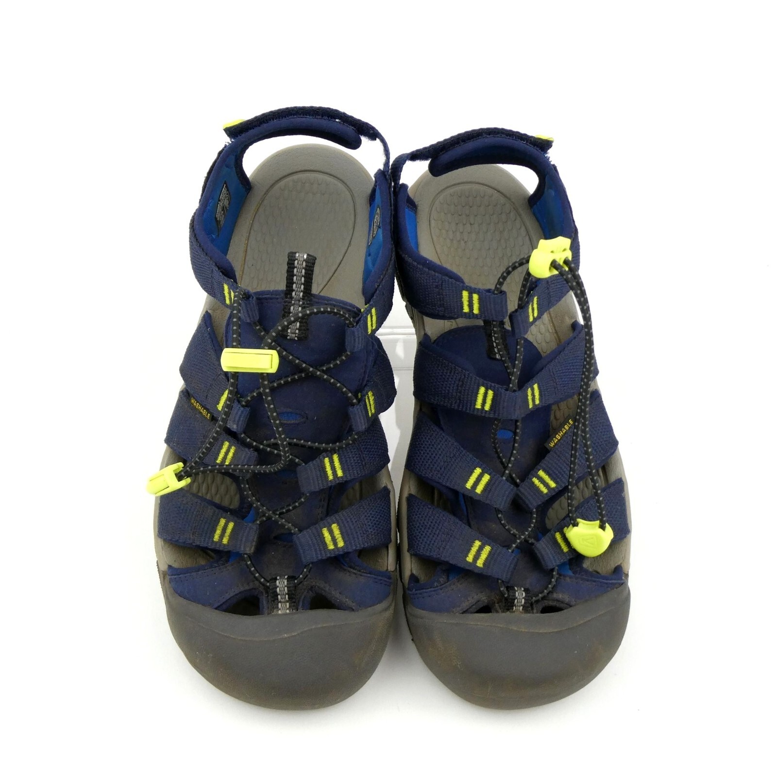 Sandali da trekking impermeabili Keen Newport blu navy giallo taglia 6