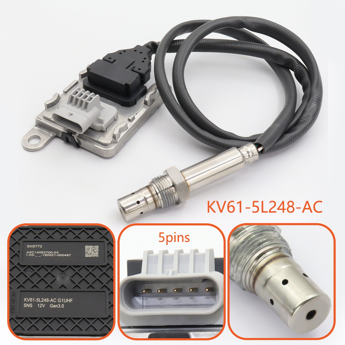 Nox Sensor Nitrogen Oxide Sensor Kv61-5L248-Ad 2461610 For