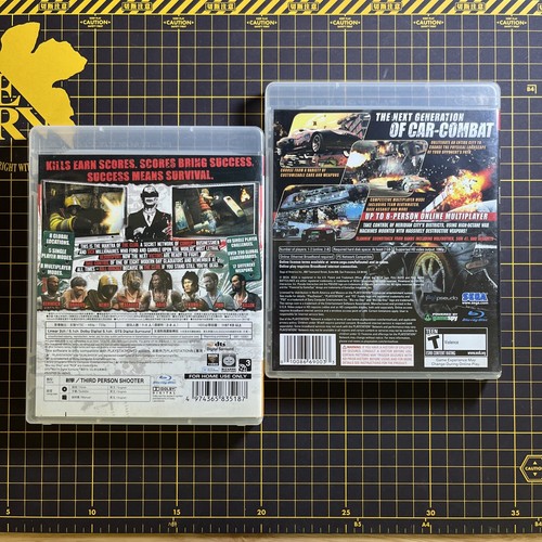 Lot 2 PS3 Full Auto 2: Battlelines & The Club Asia English Complete Sega - Picture 2 of 5