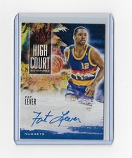 2019-20 Court Kings Basketball High Court Signatures Fat Lever Ruby /99