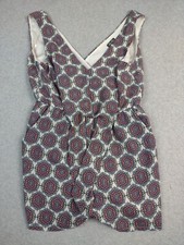Women's Sleeveless Shorts Romper Lily Rose Multicolored Size Medium