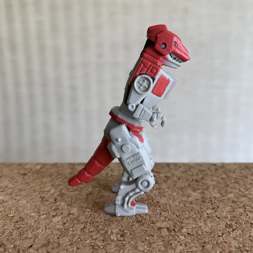 VTG Micro Machines Power Rangers Red Ranger Tyrannosaurus Dinozord Mini Figure