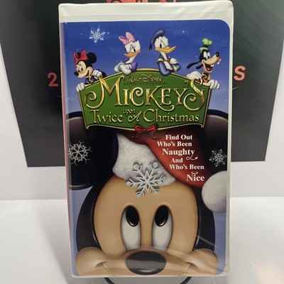 Mickeys Twice Upon A Christmas (VHS, 2004) Clamshell
