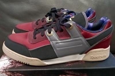 Reebok Workout Plus Street fighter GZ2567 M. Bison Black Maroon Size 10