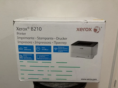 Xerox B210 Wireless Monochrome Laser Printer Black & White - New In Open Box