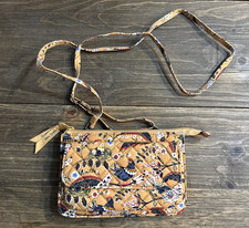 Borsa a tracolla Vera Bradley tutto in uno galli galli galli galli 6 carte tasca zip