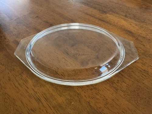 Vintage PYREX Clear Glass Oval Lid #943C 23