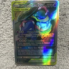 The Pokémon Company Muk & Alolan Muk GX 197/214 Unbroken Bonds Ultra Rare EN