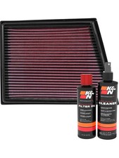 K&N Air Filter 33-3025 + Recharge Kit fits BMW 2 Series 1.5 F44 Gran 218 i