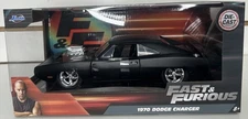 1970 DODGE CHARGER R/T MATT BLACK "FAST & FURIOUS" (2009) 1/24 BY JADA 35729