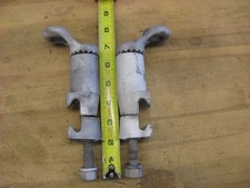 2 Vintage Dietz Fog Lights Mounting Brackets 2 Vintage Dietz Fog Lights Mounting Brackets