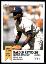 Harold Reynolds 1991 Panini Canadian Top 15 #111 Mariners MLB READ FREE SHIPPING
