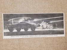 In Africa nel 1941 Autoblinde tedesche sparano proiettili traccianti WW2 Guerra