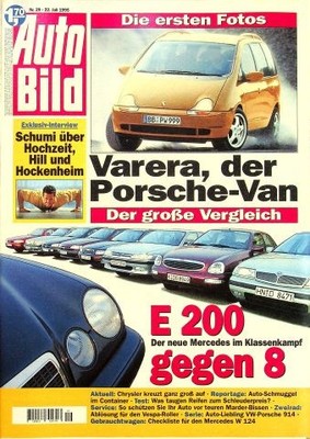1) Auto Bild 29/1995 - Mercedes E 200 Classic mit  - Ford Scorpio 2.0 16V mit 13