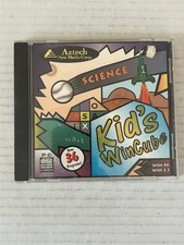 Aztech Kid's WinCube Science PC CD-ROM 1996 Educational Software Win95