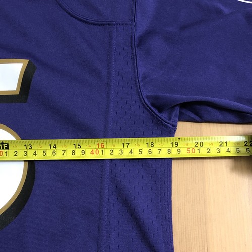 Camiseta deportiva juvenil Baltimore Ravens Nike Terrell Suggs #55 NFL On Field L 14-16 púrpura - Imagen 18 de 18