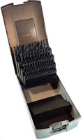 Spiralbohrer Metallbohrer Satz HSS-R Din 338, 1-6 Mm (+0,1), 51-Tlg, In Rosebox