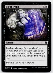 Blood Price #93 Zendikar Rising MTG Common Sorcery