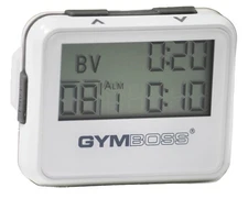Interval Timer and Stopwatch - White/Gray Gloss