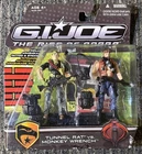 G.I. Joe The Rise of Cobra Tunnel Rat vs. Monkey Wrench 2-pack Action Figure New