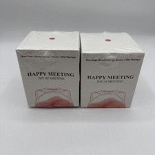 TWO Happy Meeting Joy at Meeting Rose Shaped Mini Massagers for Women SEALED