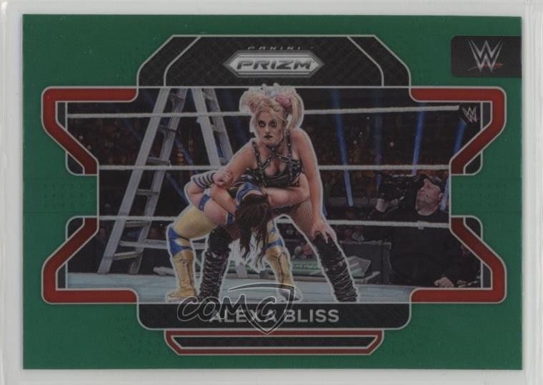 2022 Panini Prizm WWE Green Prizm Alexa Bliss #37 0g45