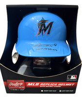 Livan Hernandez Signed Marlins Full Size Helmet MVP 1997 Beckett Auto