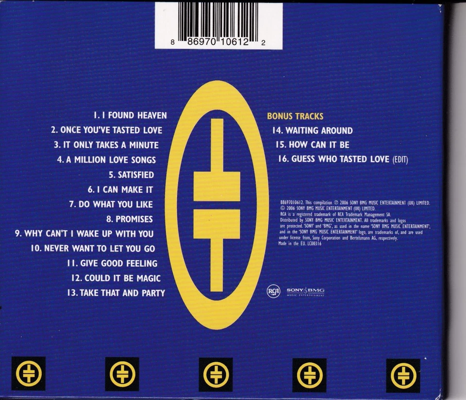 TAKE THAT & Party (CD 2006) Expanded Edition Digipak 3 Bonus Tracks Europop - Image 2 of 2