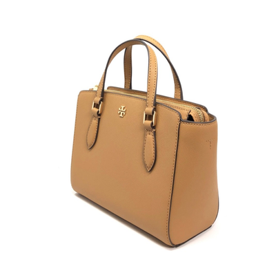 TORY BURCH Women's Emerson Mini Top Zip Tote Satchel Bag Cardamom