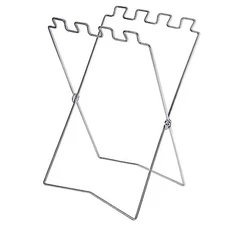  2 Pieces Portable Trash Bag Holder, Foldable Iron Wire Frame Trash Rack 1-12 