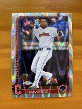 Jose Ramirez 2025 Topps Chrome #12 Wave Refractor FREE SHIPPING PLEASE READ
